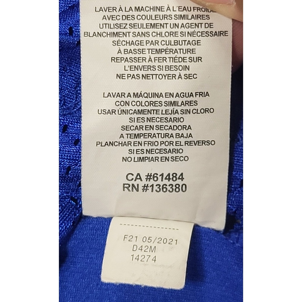 Los Angeles Rams Aaron Donald #99 NFL Team Apparel Blue Jersey Men's Size Medium - Picture 5 of 14